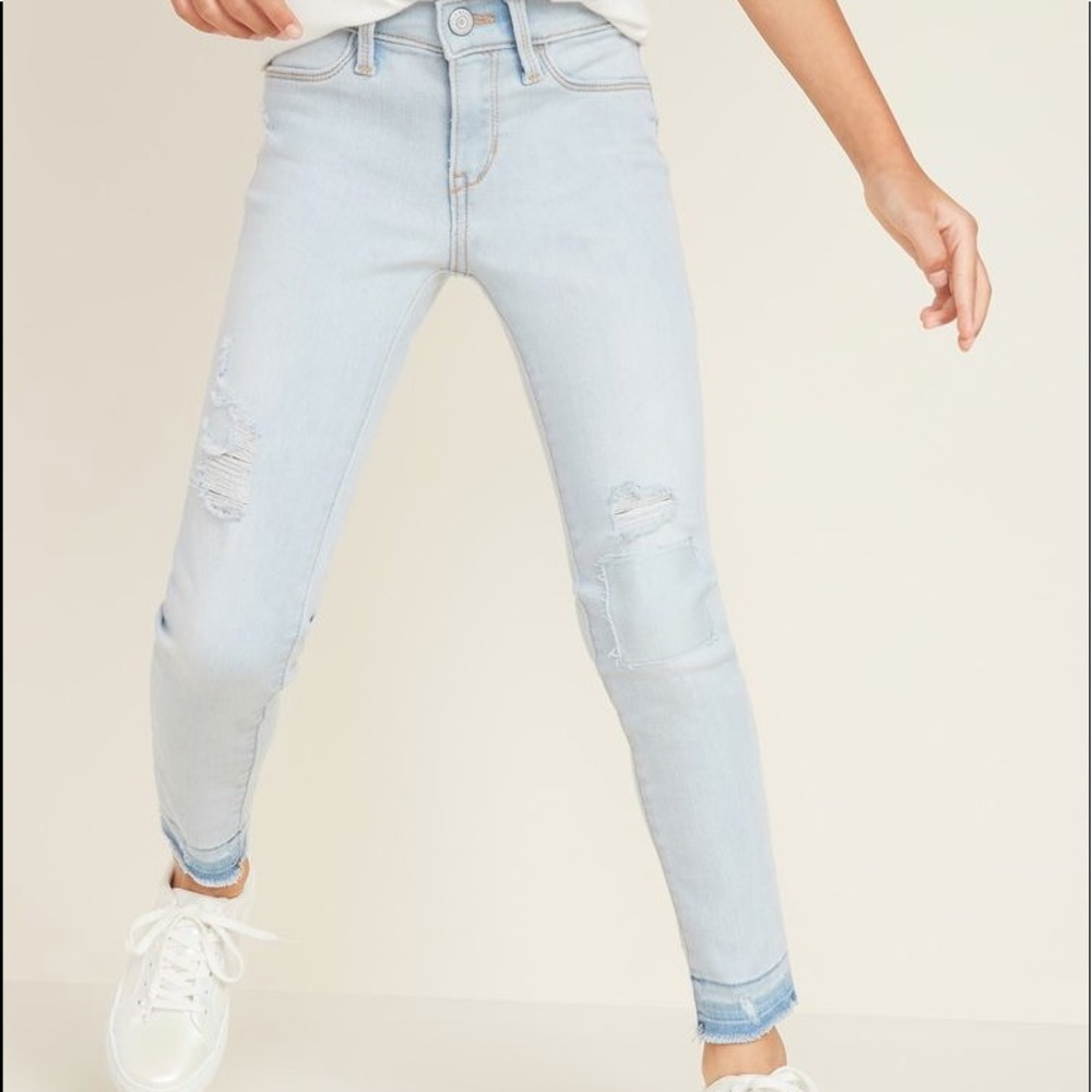 OLD NAVY Ballerina distressed jeggings